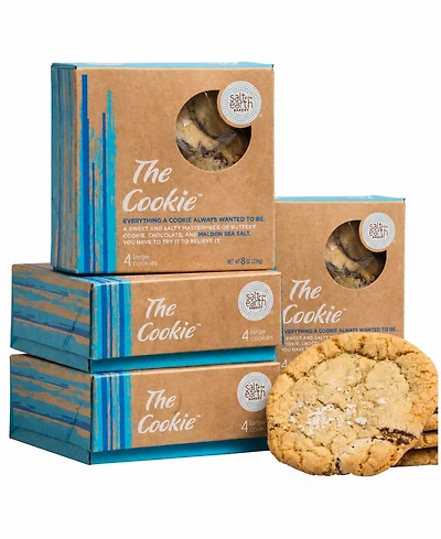 Salt of the Earth Bakery Fresh Baked Chocolate Chip Cookies Gourmet Boxes, 16-Piece