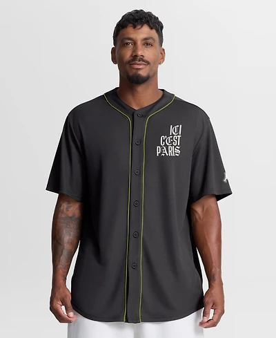 Fanatics Men's Paris Saint-Germain Oversized V-Neck Baseball Jersey