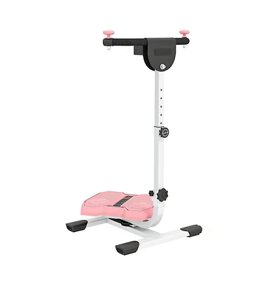 Sevorley Twist Waist Exercise Machine with Adjustable Handlebar, Lcd Monitor, Foldable Frame
