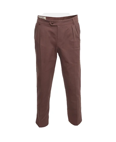 Pre-Owned HERMES Women's Pleated Straight-Leg Trousers