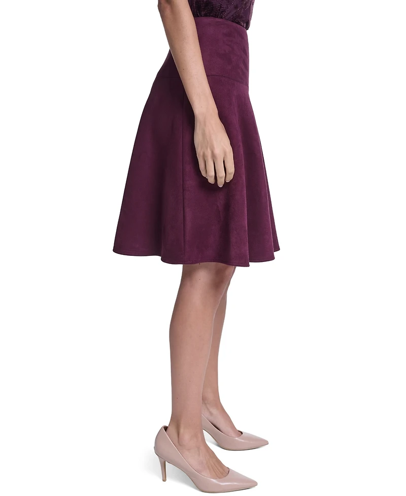 Calvin Klein Women's A-Line High-Waisted Knee-Length Skirt