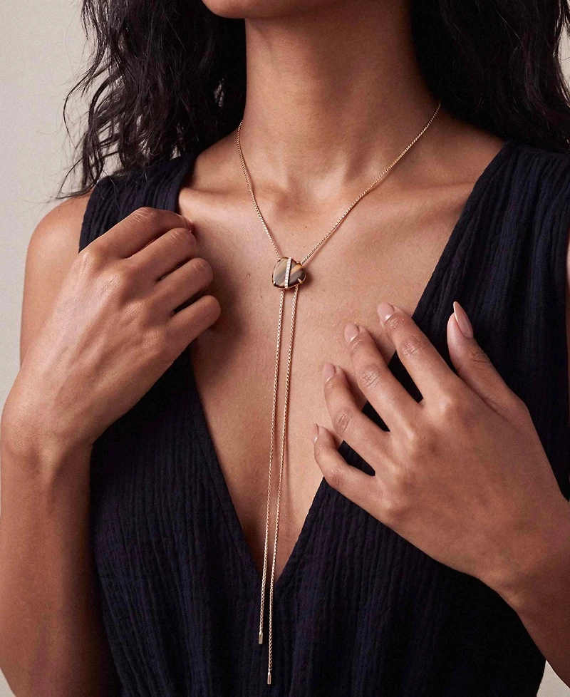 Ettika 18k Gold-Plated Solstice Bolo Necklace