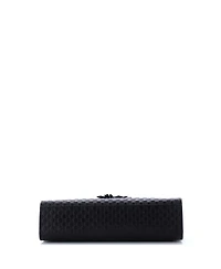 Pre-Owned Gucci Medium Emily Chain Flap Bag Microguccissima Leather