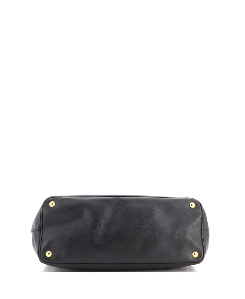 Pre-Owned Prada Large Double Zip Lux Tote Saffiano Leather