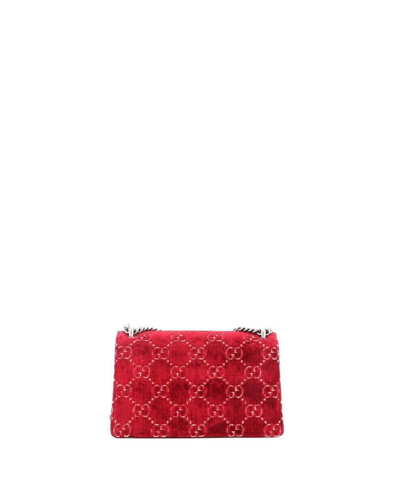 Pre-Owned Gucci Mini Dionysus Bag Gg Velvet