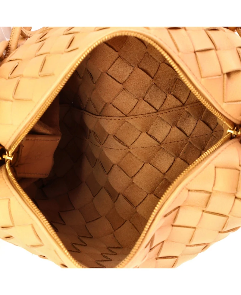 Pre-Owned Bottega Veneta Small Loop Crossbody Bag Intrecciato Nappa