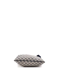 Pre-Owned Gucci Medium Front Zip Flat Messenger Bag Gg Coated Canvas
