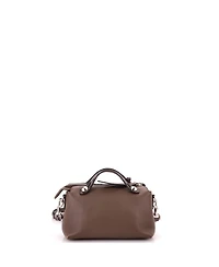 Pre-Owned Fendi Mini By The Way Satchel Leather with Zucca Embossed Detail