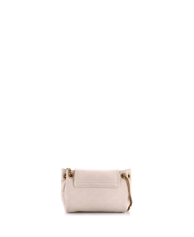 Pre-Owned Saint Laurent Mini Nolita Satchel Quilted Leather