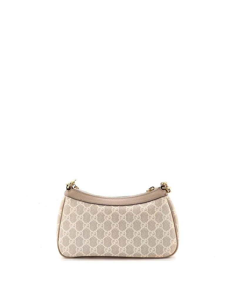 Pre-Owned Gucci Small Ophidia Charm Shoulder Bag Gg Coated Canvas