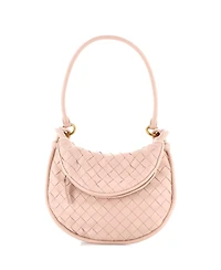 Pre-Owned Bottega Veneta Small Gemelli Shoulder Bag Intrecciato Leather