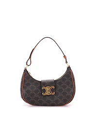 Pre-Owned Celine Ava Triomphe Bag Triomphe Coated Canvas