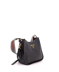 Pre-Owned Prada Medium Dual Strap Hobo Vitello Daino