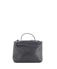 Pre-Owned Bottega Veneta Ciao Ciao Top Handle Bag Leather with Intrecciato Detail