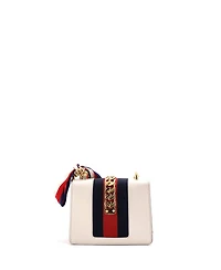Pre-Owned Gucci Mini Sylvie Chain Shoulder Bag Leather