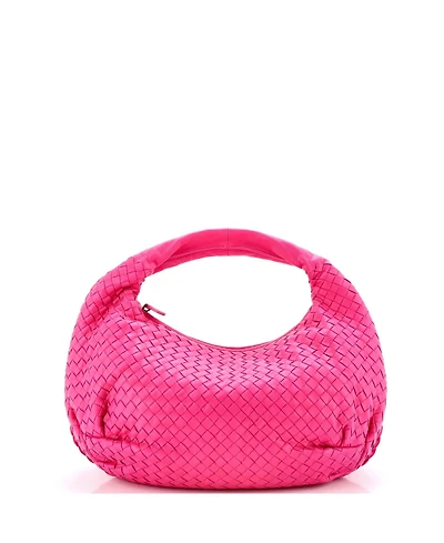 Pre-Owned Bottega Veneta Medium Belly Hobo Intrecciato Nappa