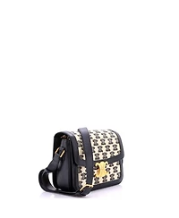 Pre-Owned Celine Medium Triomphe Shoulder Bag Triomphe Canvas