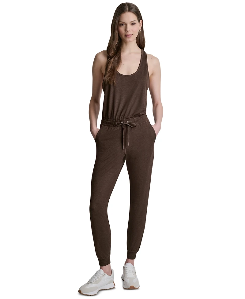 Dkny Sport Women's Spacedye Tank Jumpsuit