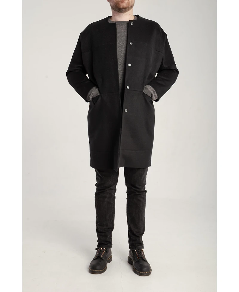 1982 Men's Cashmere Crew Neck Coat