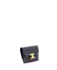 Pre-Owned Celine Triomphe Card Case Leather