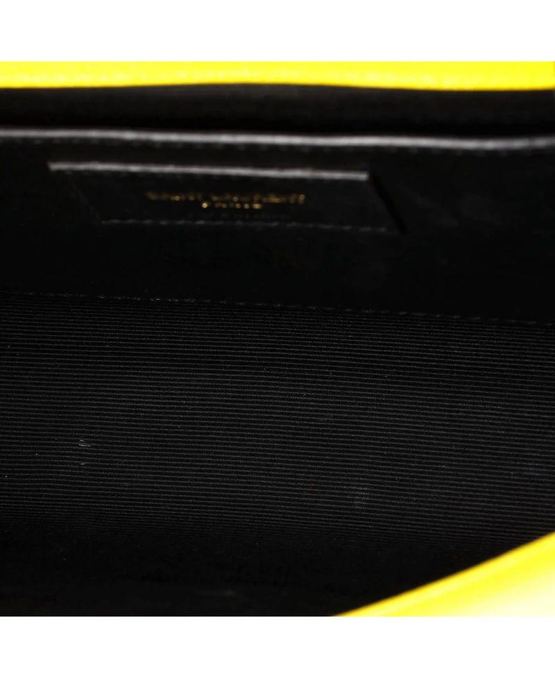 Pre-Owned Saint Laurent Small Classic Monogram Tassel Crossbody Bag Leather