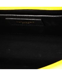Pre-Owned Saint Laurent Small Classic Monogram Tassel Crossbody Bag Leather