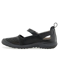 Jbu Women's Rya-Wide Mary Jane Round Toe Flats