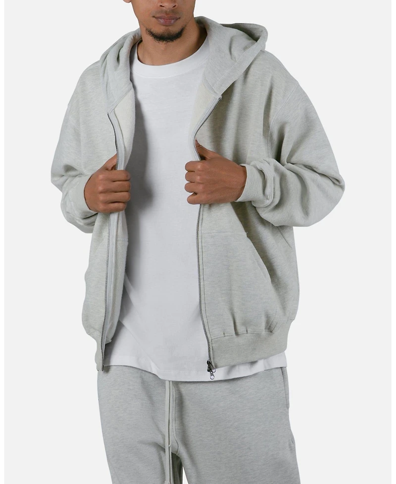 mnml Men's Basic Full-Zip Relaxed-Fit Heavyweight-Cotton Hoodie