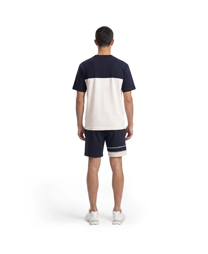 Alpenhaus Men's Gatinet Striped Ribbed Crewneck Classic-Fit T-Shirt