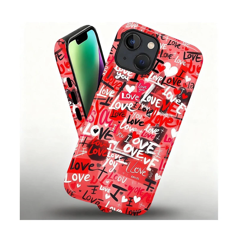 Lisen Phone Case Compatible with Apple iPhone Air, 2-Layer Durable, Love Overload