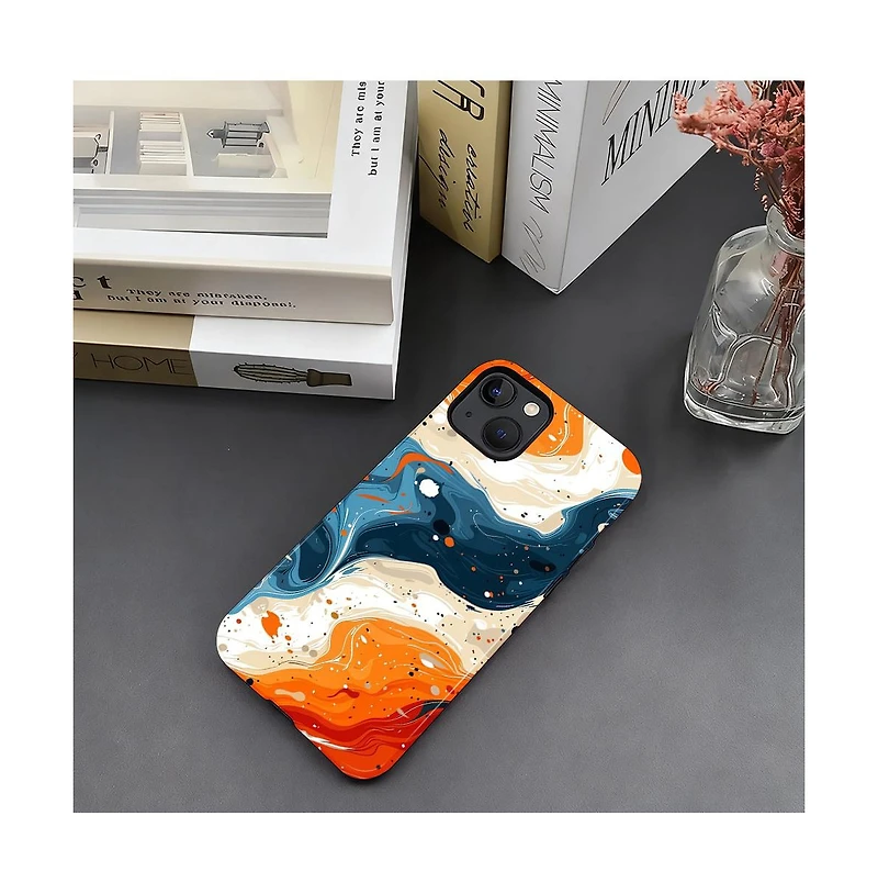 Lisen Dual-Layer Durable Anti-Slip Phone Case for Apple iPhone 15 Plus