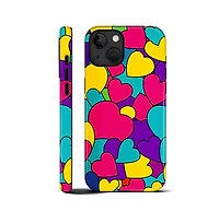 Lisen Bold Heart Pop 2-Layer Durable Phone Case Compatible with Apple iPhone 17 Pro Max