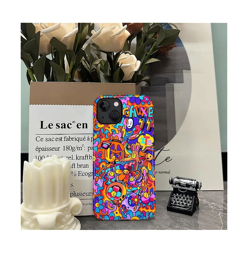 Lisen Psycho Garden Raised-Camera-Ring 2-Layer Phone Case for Apple iPhone 17 Pro Max