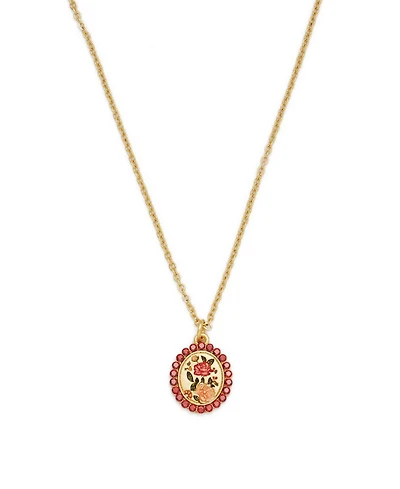 Fable England Eve Floral Necklace in Gold