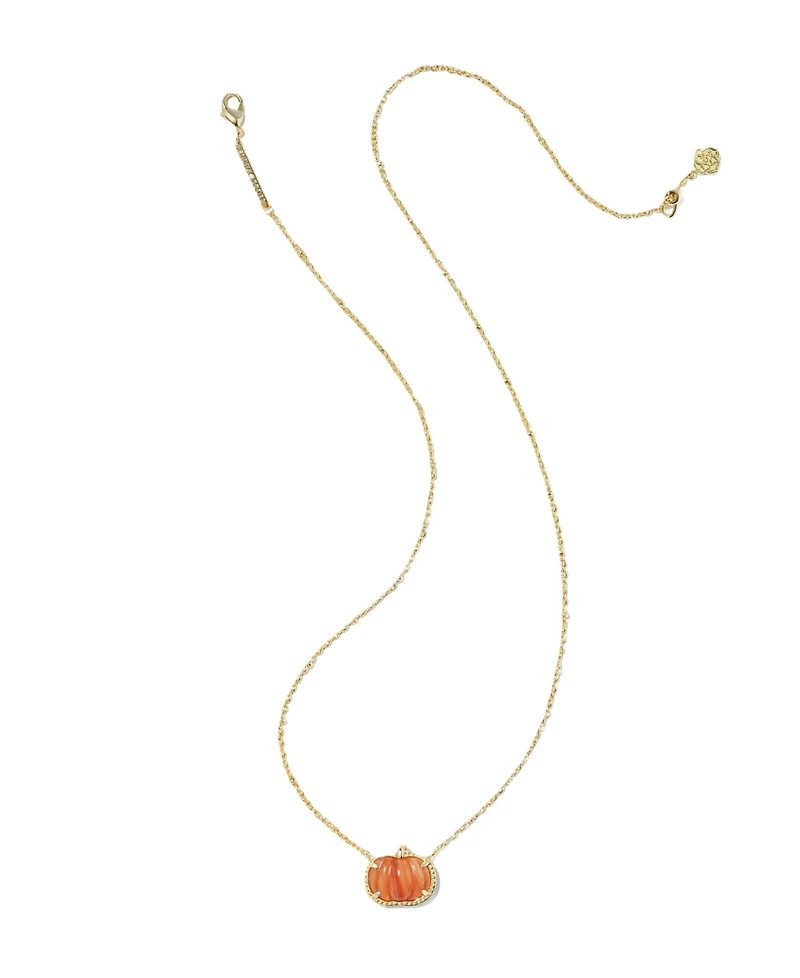 Kendra Scott 14k Gold-Plated Pumpkin 19" Adjustable Pendant Necklace
