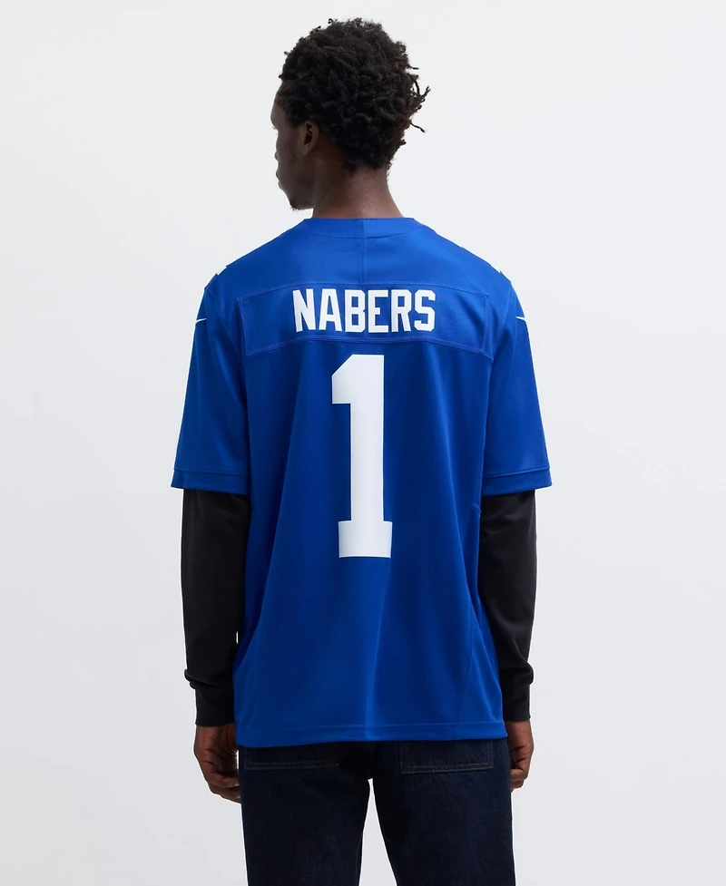Nike Men's Malik Nabers Royal New York Giants Vapor F.u.s.e. Limited Jersey