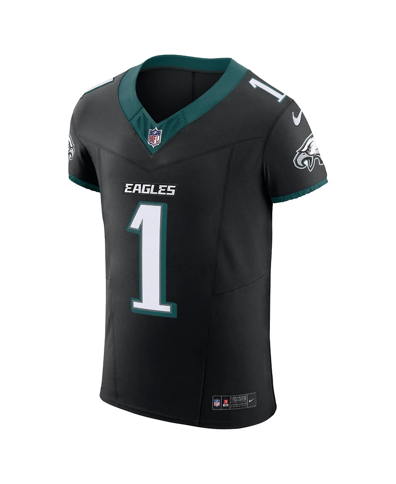 Nike Men's Jalen Hurts Black Philadelphia Eagles Alternate Vapor F.u.s.e. Elite Jersey