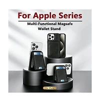 Artudatech MagSafe Magnetic Leather Card Holder for Apple Series 12-17 Models