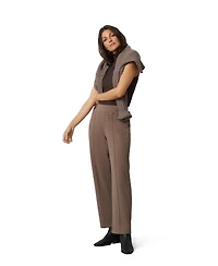 Cable & Gauge Women's Slim Leg Pintuck Pant