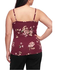 Torrid Plus Foxy Floral-Print Scoop Neck Camisole