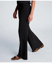 Kenneth Cole Women's Luxe Twill Flare Leg Pant
