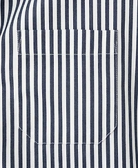 Mango Women's Striped Long-Sleeve Button-Down Shirt