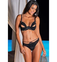 Lascana Women's Sheer Thong Panty