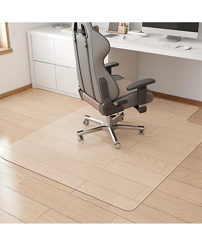 Danrong Office Chair Mat Easy Glide Heavy Duty Protector For Home Smooth Glide Non Slip Easy Clean
