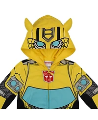 Transformers Toddler Boys' 2T-5T Bumblebee Hooded Footless Union Suit