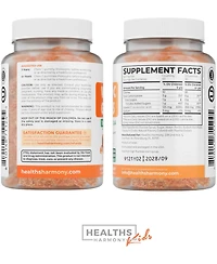 Healths Harmony Kids Vitamin C Gummies, 125 Milligram Vitamin C Per Gummy, 60 Gummies