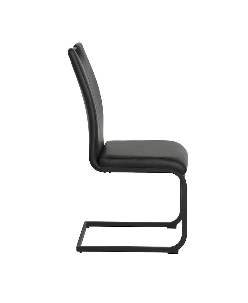 Streamdale Furniture Modern Pu Upholstered Dining Chairs (Set of 4)