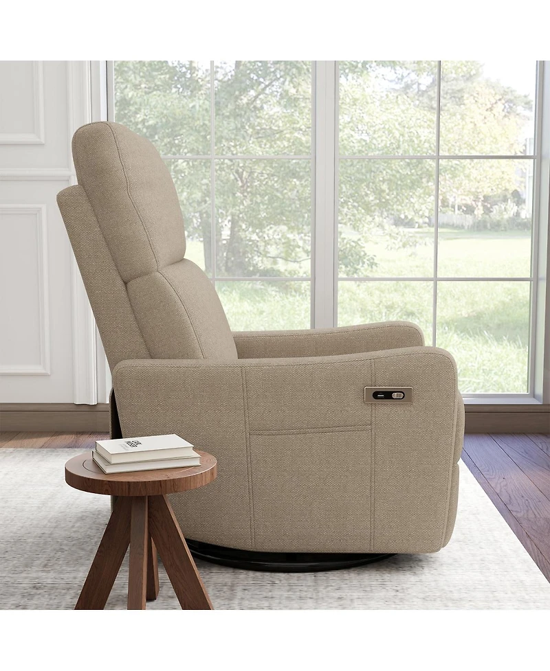 Streamdale Furniture Power Swivel Rocker Recliner Chair for Living Room and Nursery
