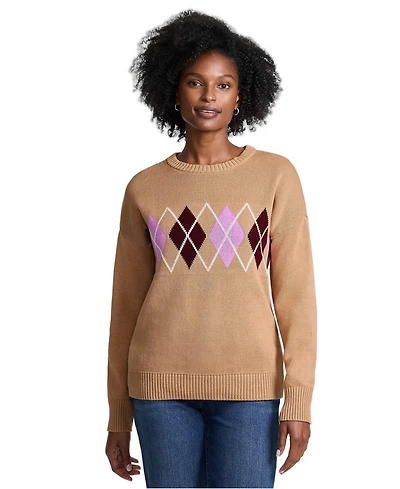 Lands' End Women's Drifter Jacquard Sweater