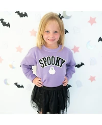 Sweet Wink Toddler Girls 2T-4T Spooky Ghost Patch Halloween Sweatshirt